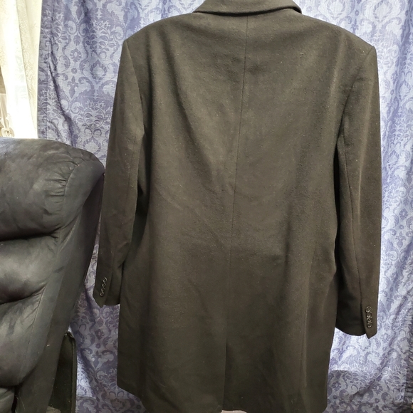 NWT BEN SHERMAN pea coat- XL Black - Picture 2 of 7